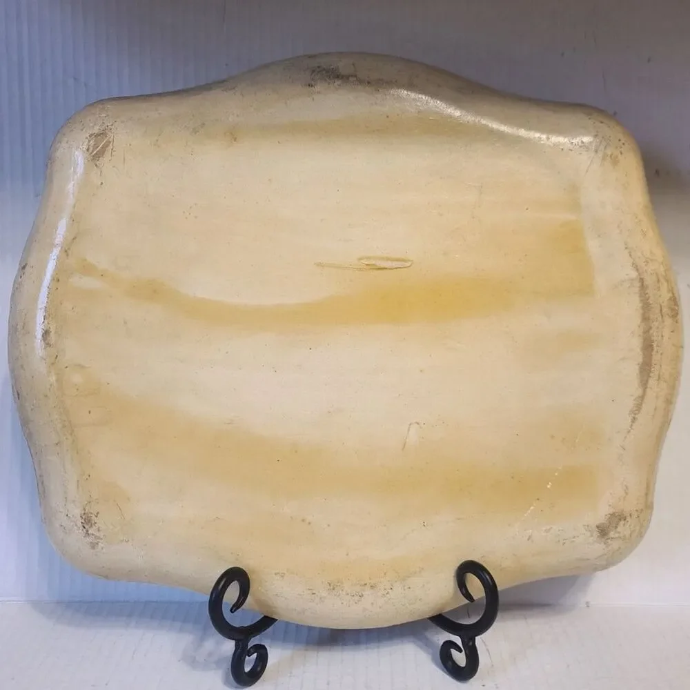 1960s Alfred E. Knobler Egyptian Hieroglyphic Pressed Paper Mache‎ Serving Tray